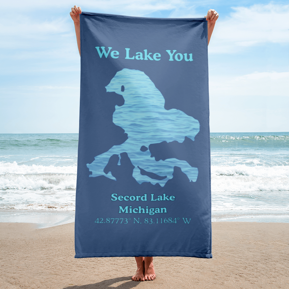 Secord Lake Beach Towel