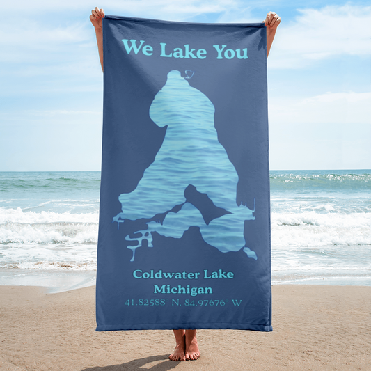 Coldwater Lake Beach Towel