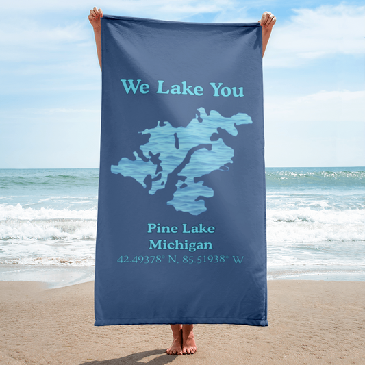 Pine Lake Beach Towel