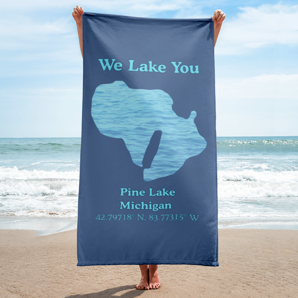 Pine Lake Beach Towel
