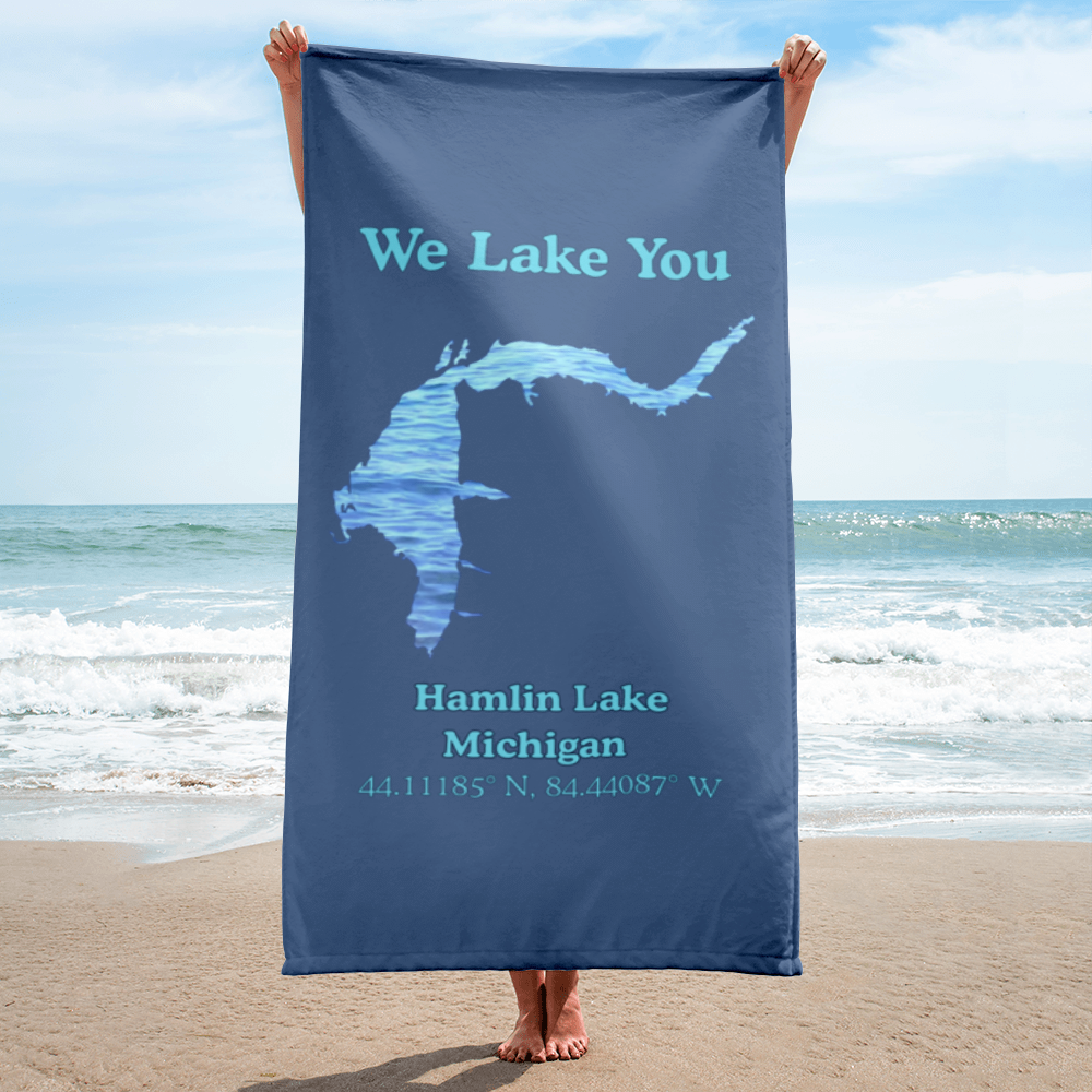 Hamlin Lake Beach Towel