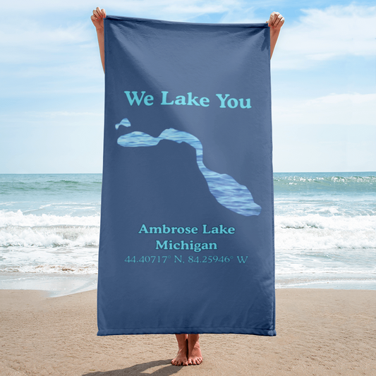 Ambrose Lake Beach Towel
