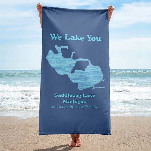 Saddlebag Lake Beach Towel