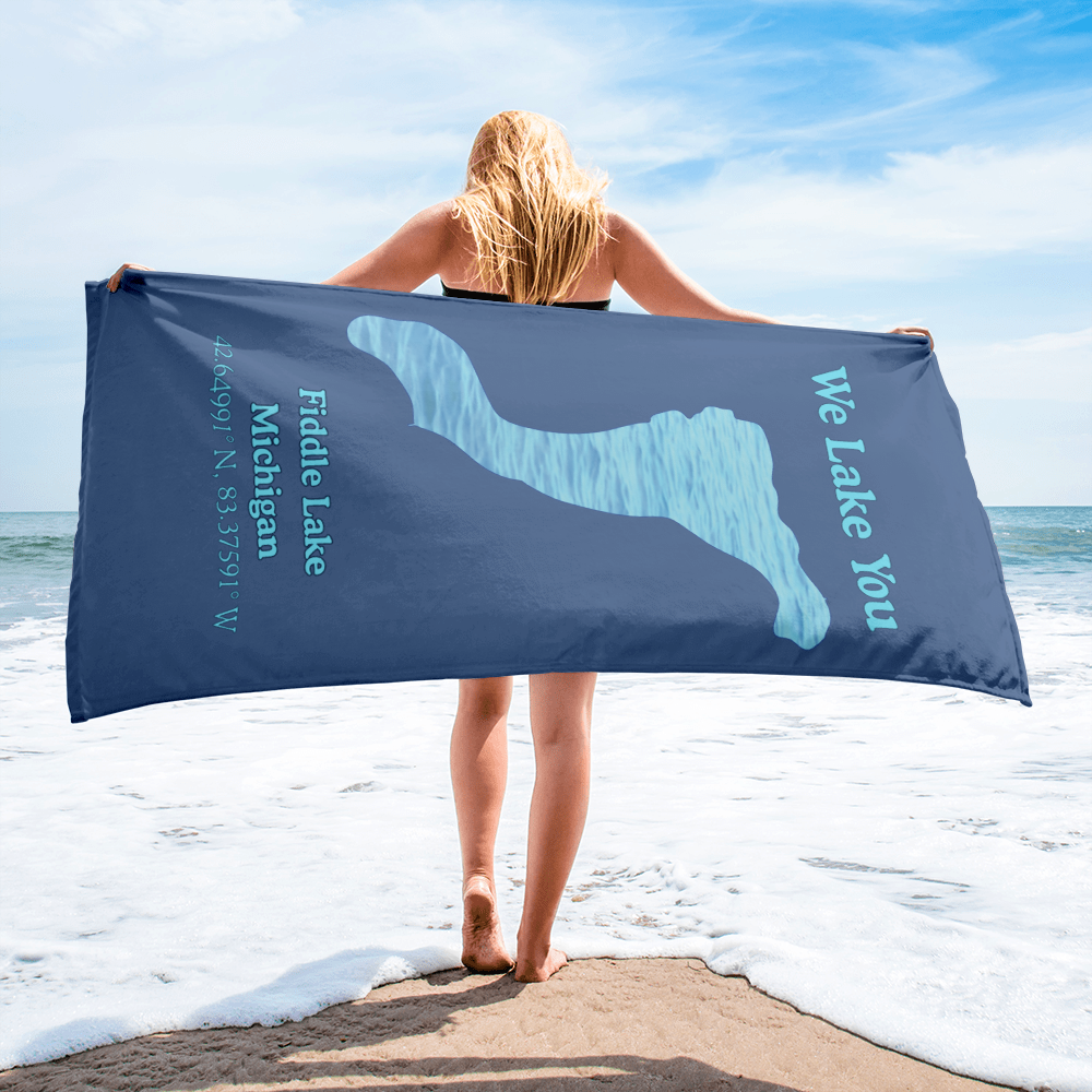 Fiddle Lake Beach Towel