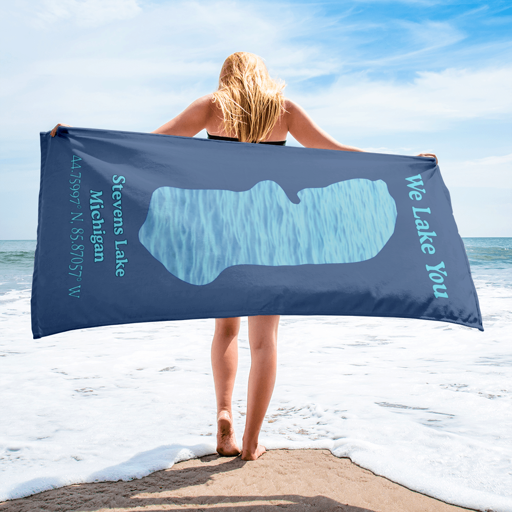 Stevens Lake Beach Towel