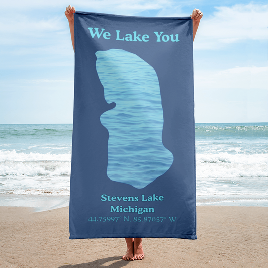 Stevens Lake Beach Towel