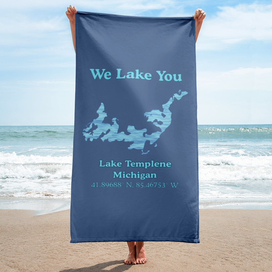 Lake Templene Beach Towel