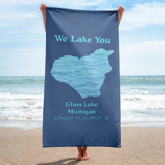 Glass Lake Beach Towel