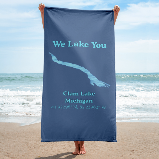Clam Lake Beach Towel