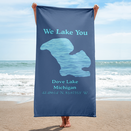 Dove Lake Beach Towel