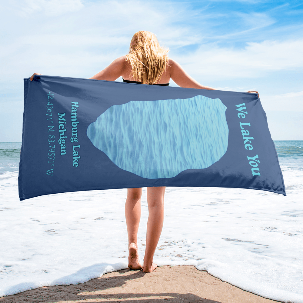 Hamburg Lake Beach Towel