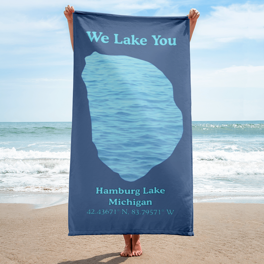 Hamburg Lake Beach Towel