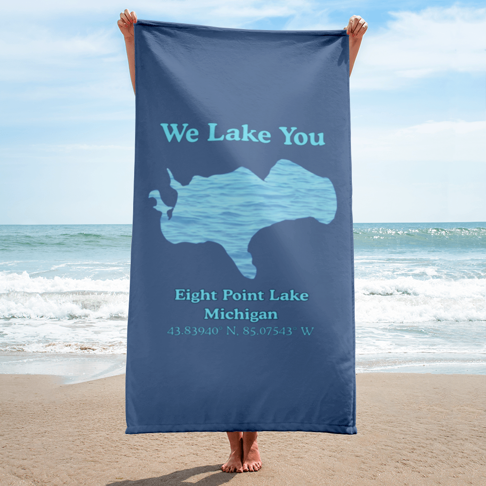 Eight Point Lake Beach Towel