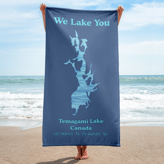 Temagami Lake Beach Towel