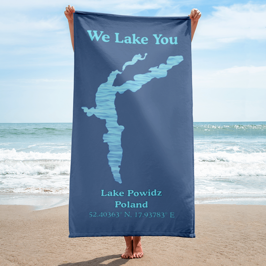 Lake Powidz Beach Towel