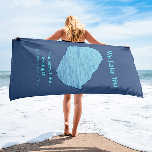 Cranberry Lake Beach Towel