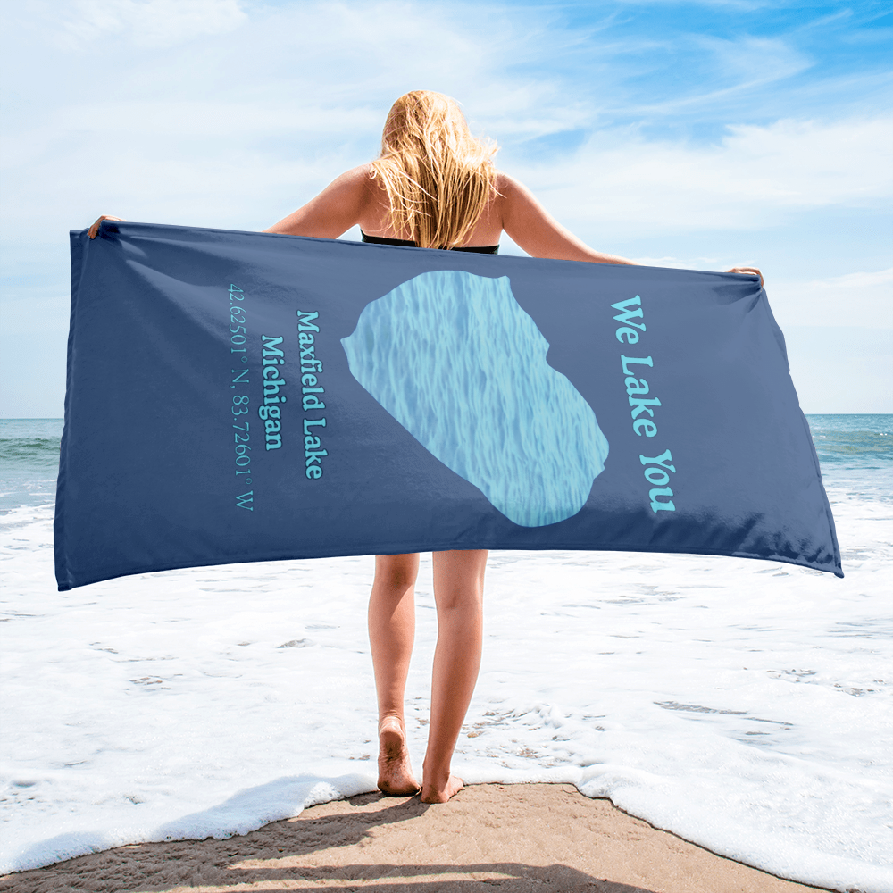 Maxfield Lake Beach Towel