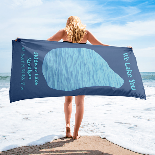 Skidway Lake Beach Towel