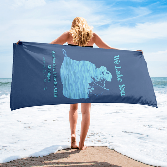 Anchor Bay, Lake St. Clair Beach Towel