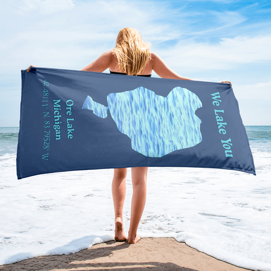 Ore Lake Beach Towel