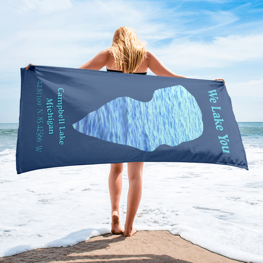 Campbell Lake Beach Towel