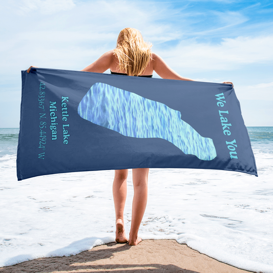 Kettle Lake Beach Towel