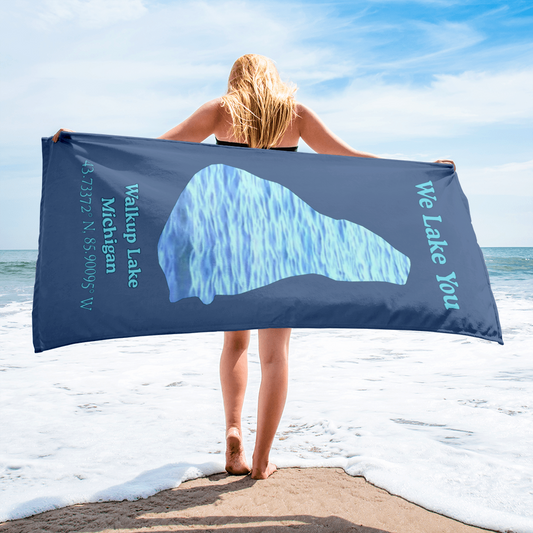 Walkup Lake Beach Towel