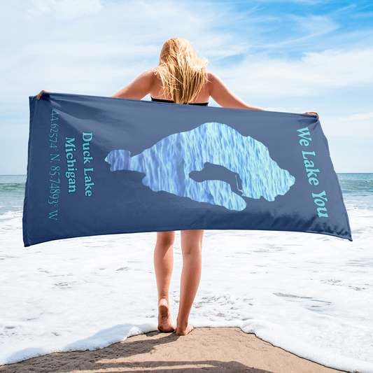 Duck Lake Beach Towel