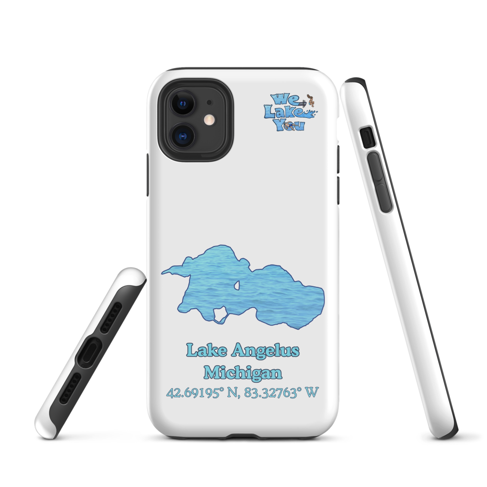 Tough Case for iPhone® with Lake Angelus and We Lake You