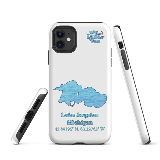Tough Case for iPhone® with Lake Angelus and We Lake You