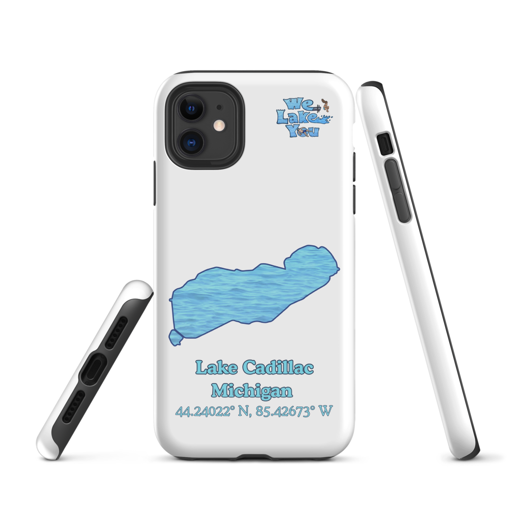 Tough Case for iPhone® with Lake Cadillac and We Lake You