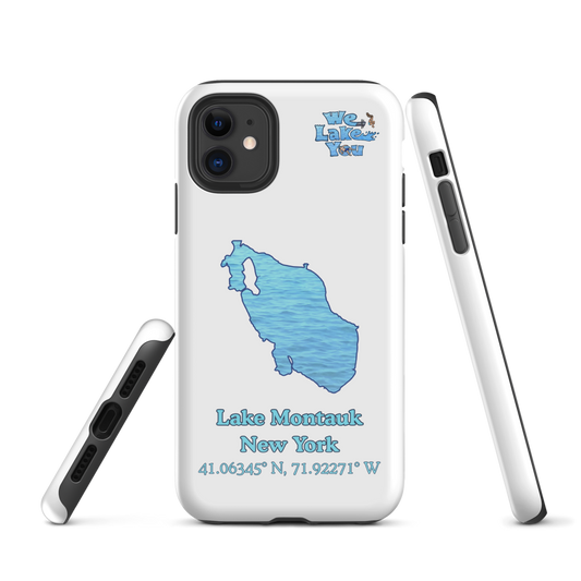 Tough Case for iPhone® 15 and 16 with Lake Montauk