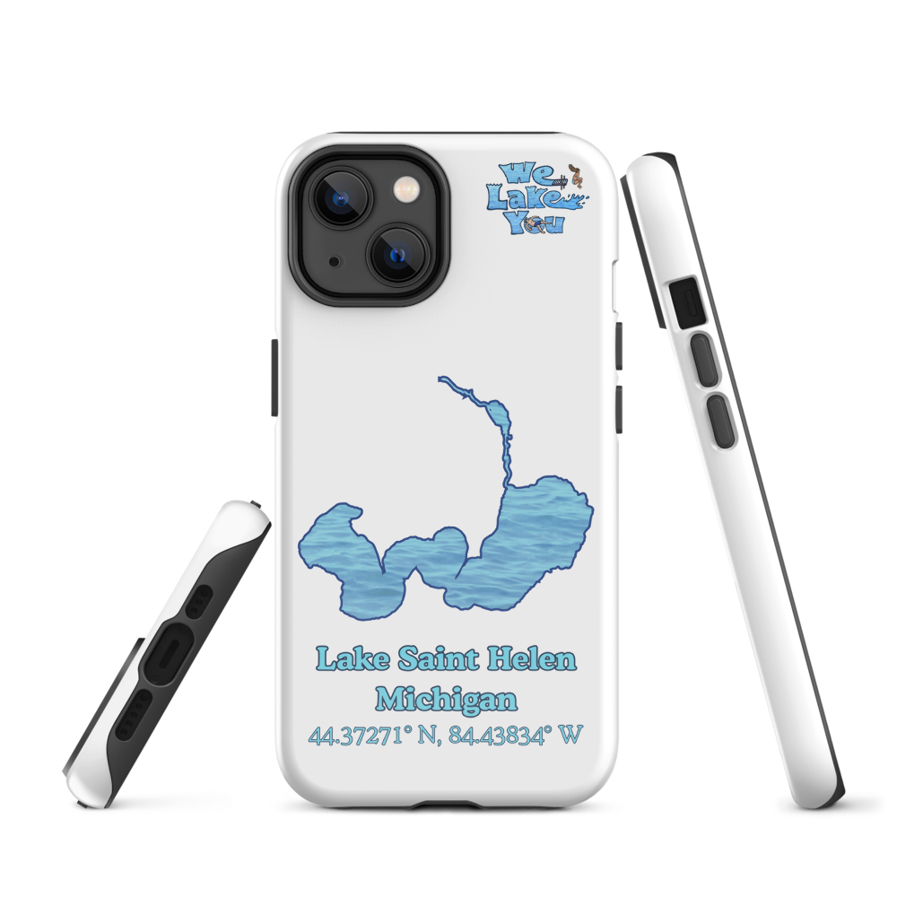 Tough Case for iPhone® 15 and 16 with Lake Saint Helen