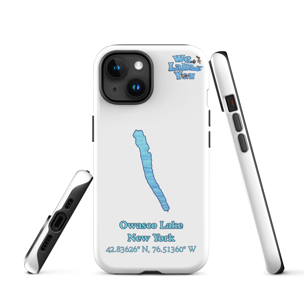 Tough Case for iPhone® 15 and 16 with Owasco Lake