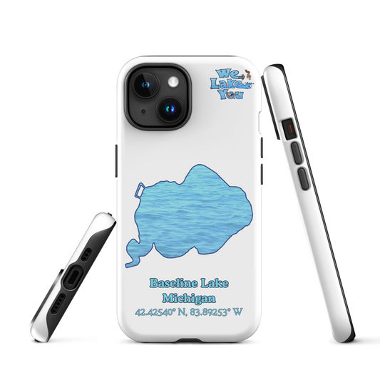 Tough Case for iPhone® 15 and 16 with Baseline Lake
