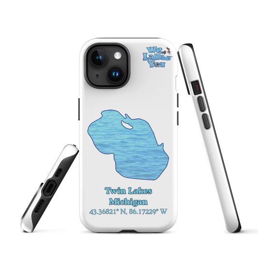 Tough Case for iPhone® 15 and 16 with Twin Lakes