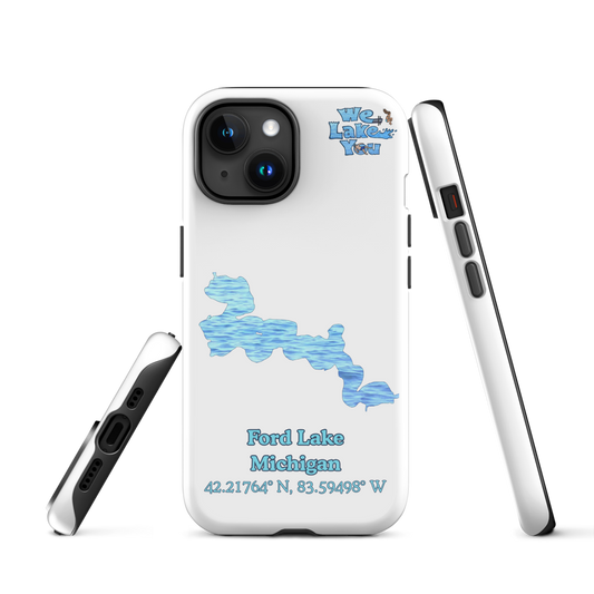 Tough Case for iPhone® 15 and 16 with Ford Lake