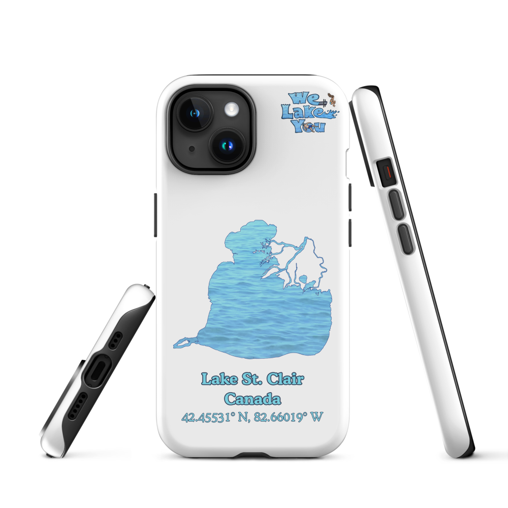 Tough Case for iPhone® 15 and 16 with Lake St. Clair