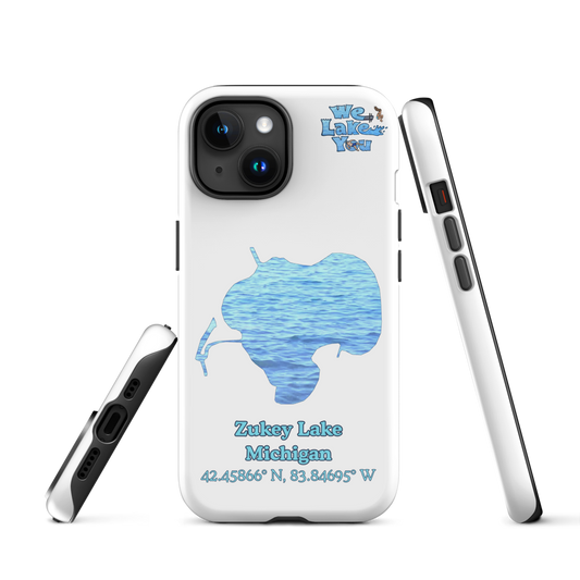 Tough Case for iPhone® 15 and 16 with Zukey Lake
