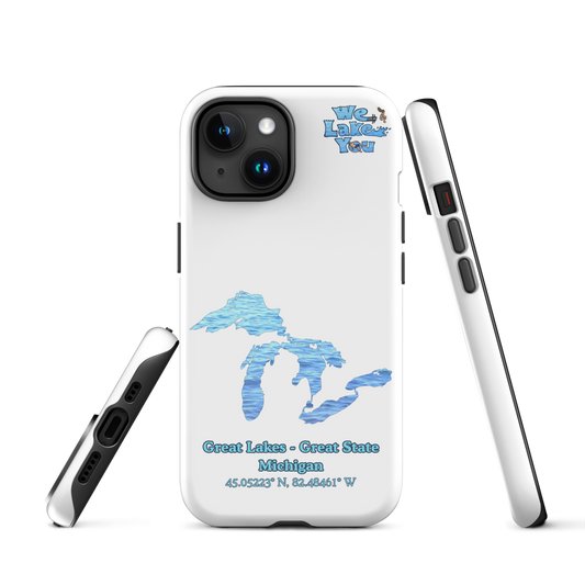 Tough Case for iPhone® 15 and 16 with Great Lakes - Great State