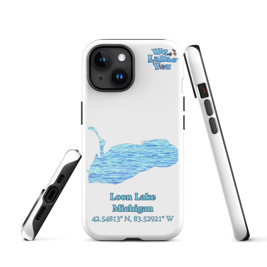 Tough Case for iPhone® 15 and 16 with Loon Lake