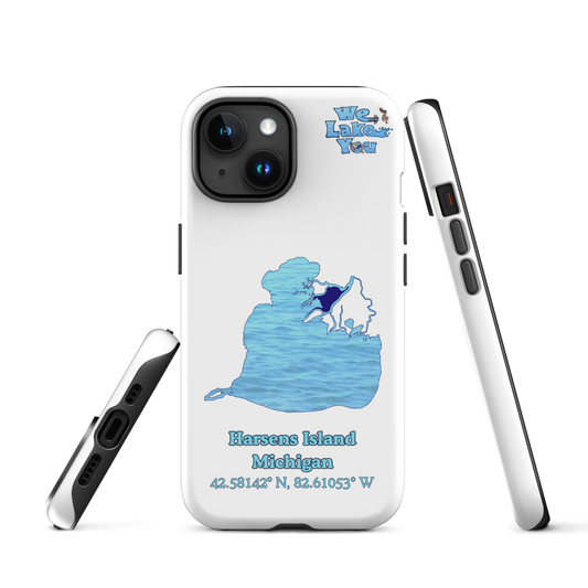 Tough Case for iPhone® 15 and 16 with Harsens Island