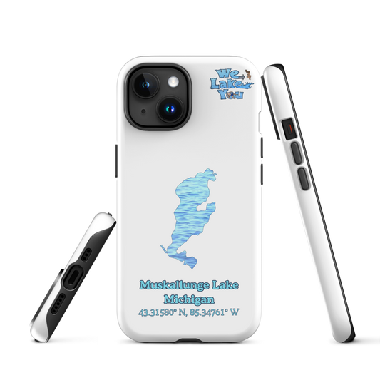 Tough Case for iPhone® 15 and 16 with Muskallunge Lake