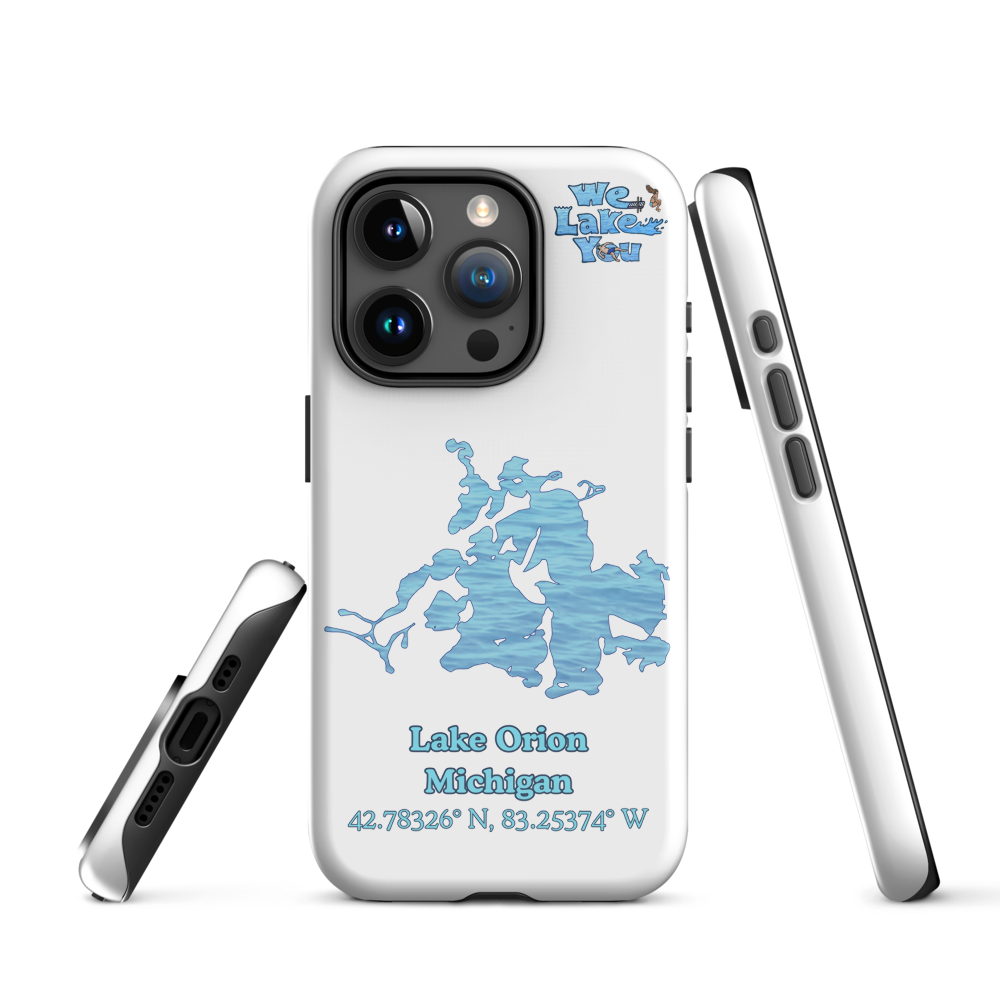 Tough Case for iPhone® 15 and 16 with Lake Orion