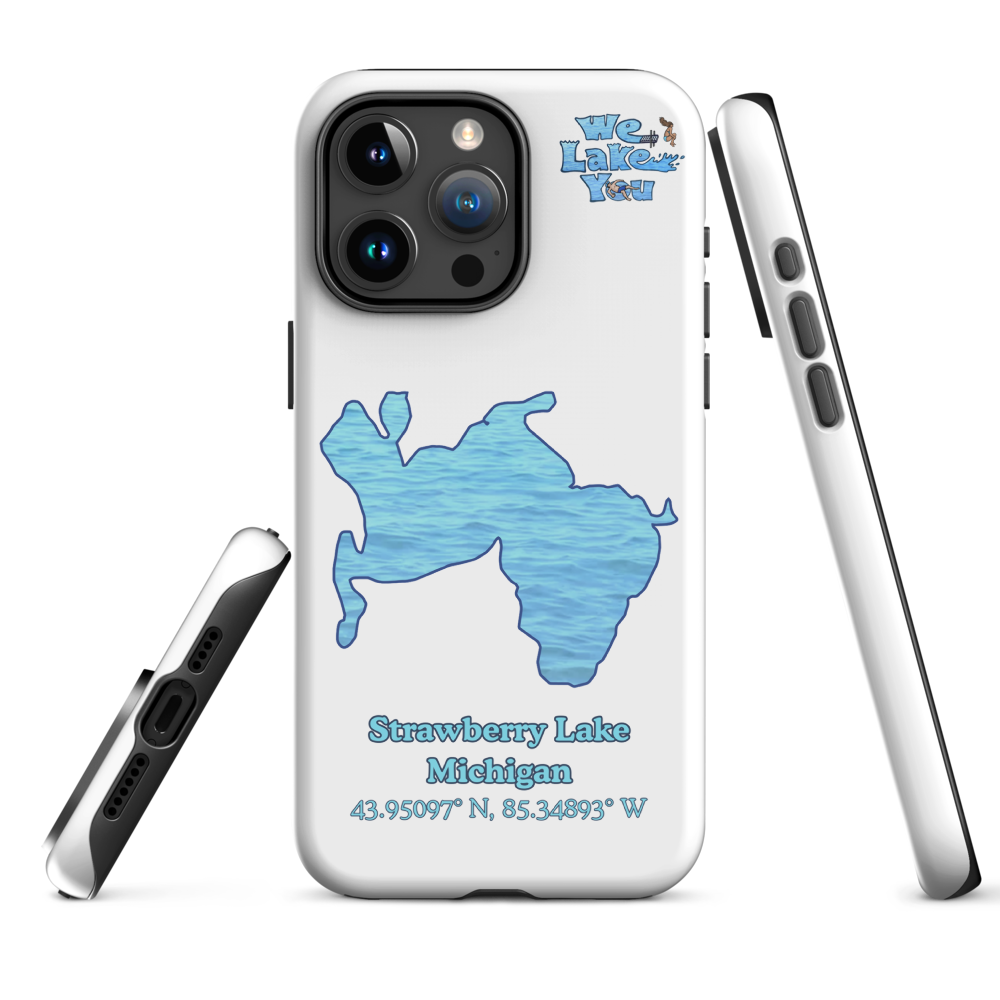 Tough Case for iPhone® 15 and 16 with Strawberry Lake