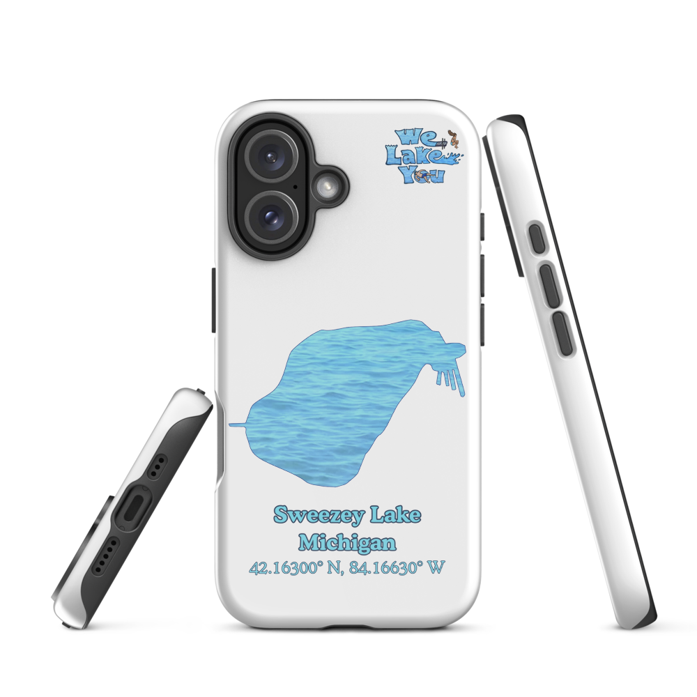 Tough Case for iPhone® 15 and 16 with Sweezey Lake