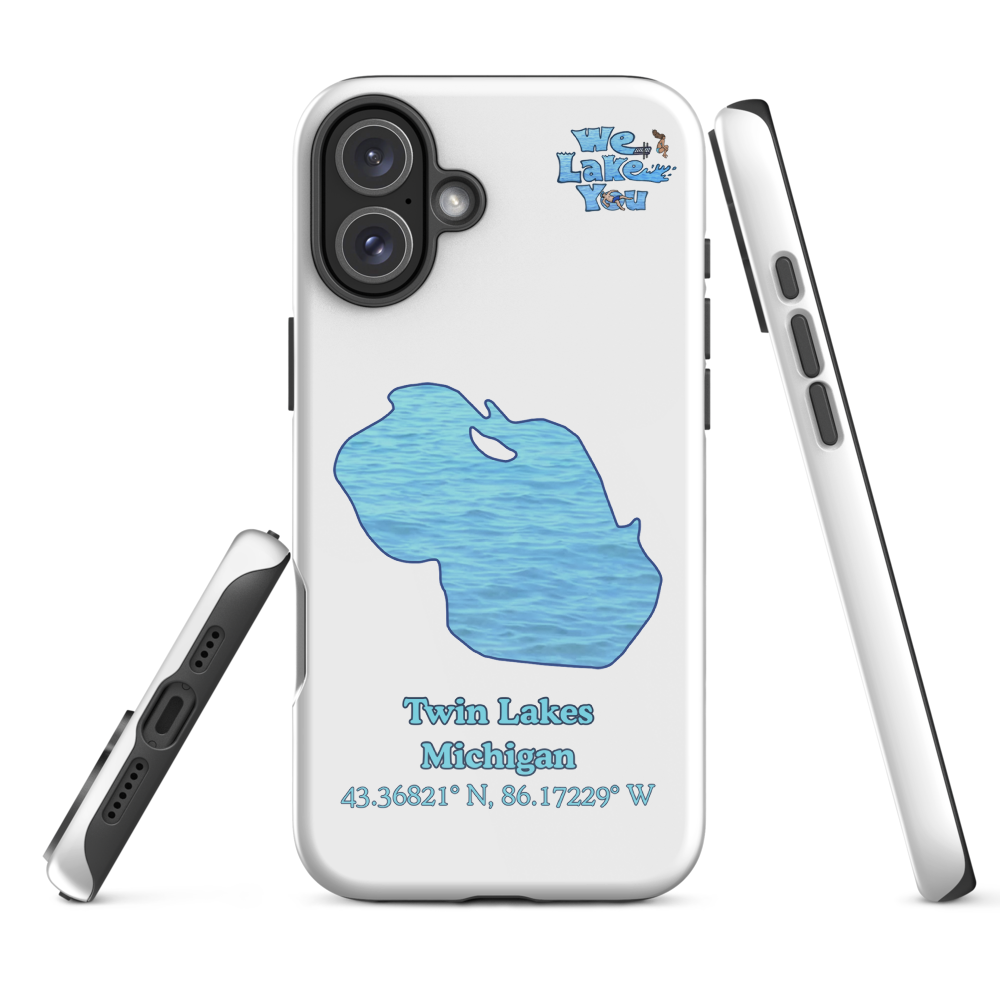 Tough Case for iPhone® 15 and 16 with Twin Lakes