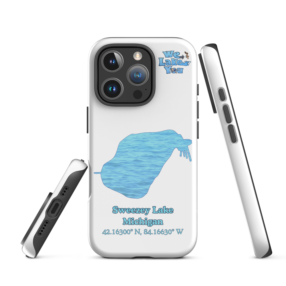 Tough Case for iPhone® 15 and 16 with Sweezey Lake