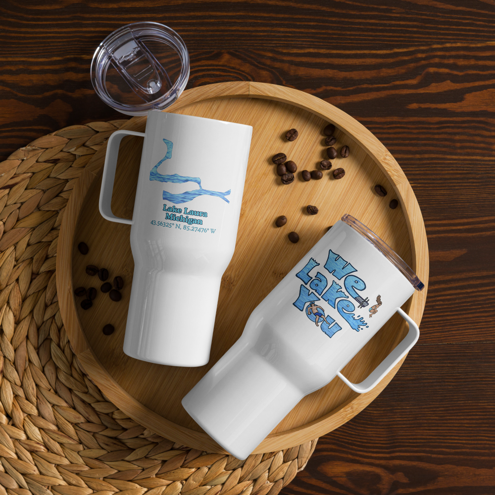 Lake Laura 25 oz Stainless Steel Travel Mug