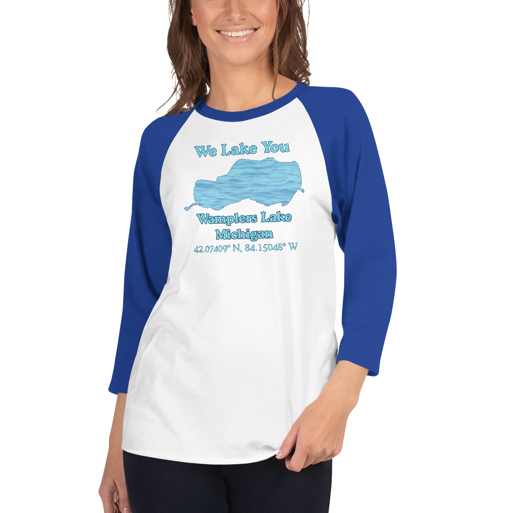 Wamplers Lake Raglan 3/4 Sleeve Unisex T-shirt